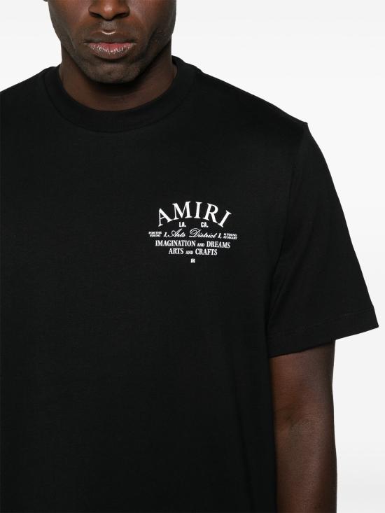 26FW 아미리 반팔 티셔츠 AMJYTE1071 BLACK - AMIRI
