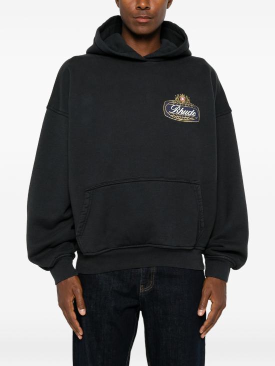 26FW 루드 후드 티셔츠 RHPF26HO02012 6500 BLKBLURED - RHUDE