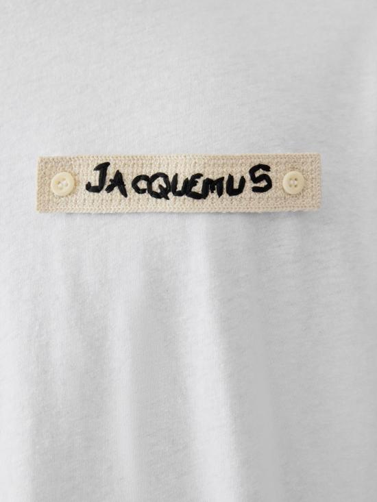 26SS 자크뮈스 반팔 티셔츠 26ETSM00643AJ00 BEIGEKNITT - JACQUEMUS