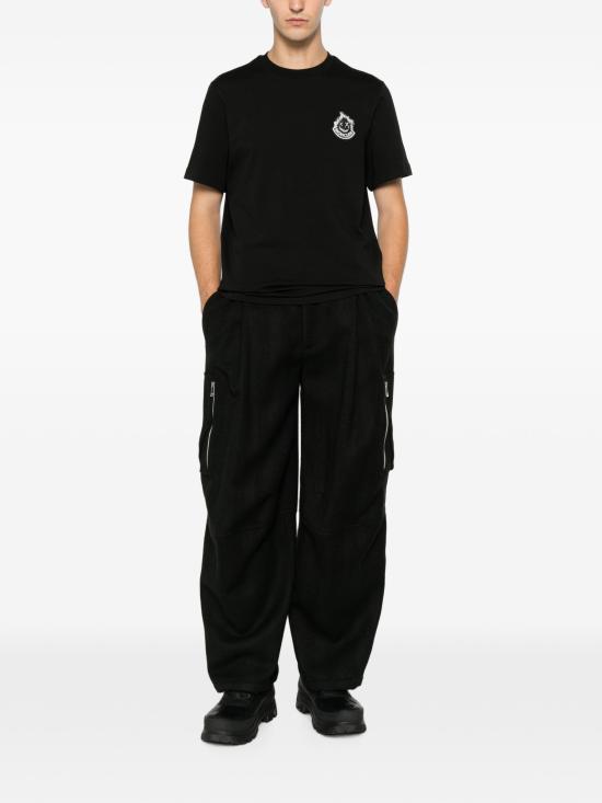 26FW 몽클레어 반팔 티셔츠 L20918C0002189AUG 999 BLACK - MONCLER