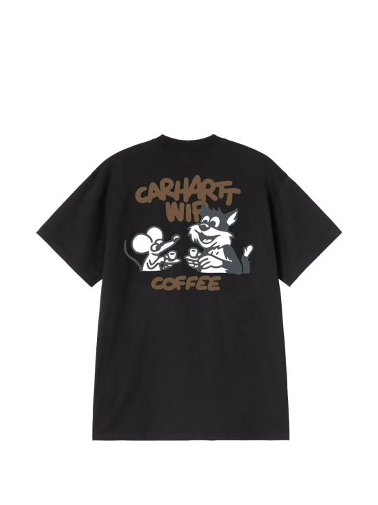 26FW 칼하트 WIP 반팔 티셔츠 I037446 89XX BLACK - CARHARTT WIP