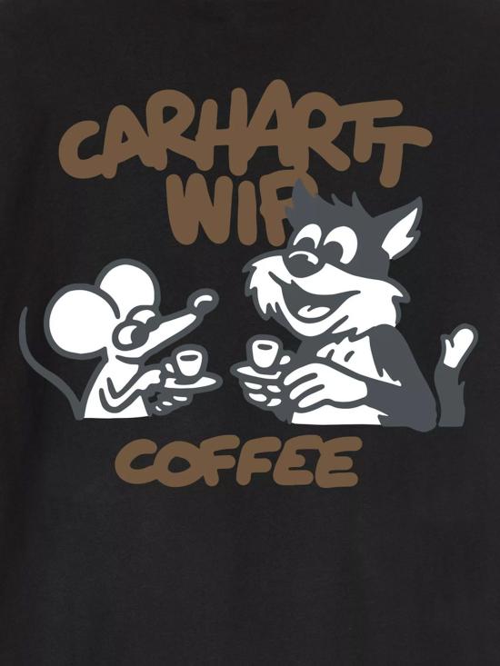 26FW 칼하트 WIP 반팔 티셔츠 I037446 89XX BLACK - CARHARTT WIP