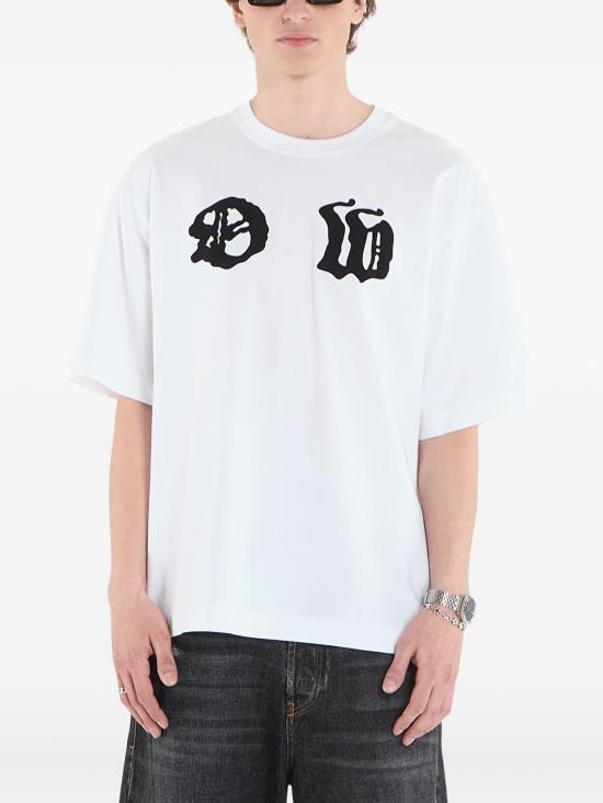 26SS 오프화이트 반팔 티셔츠 OMAA120Z26JER00110 1000 WHITE
