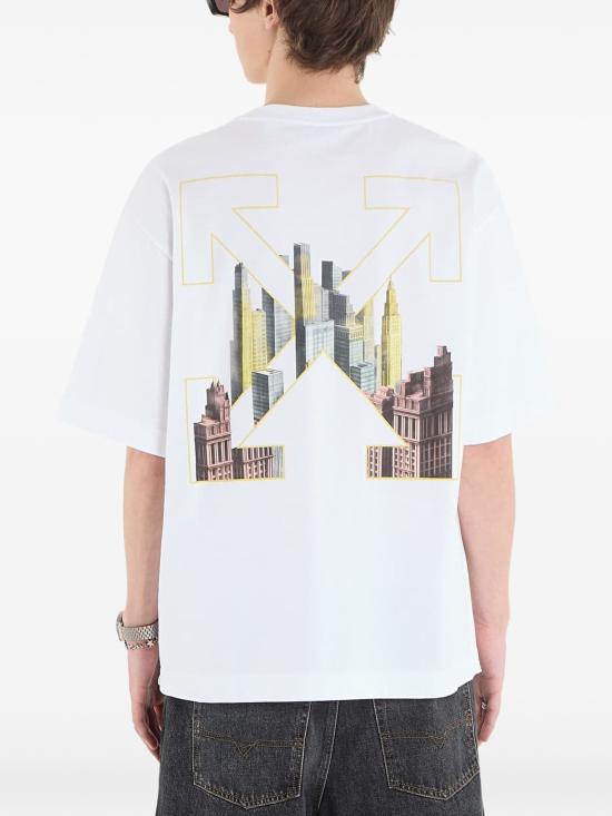 26SS 오프화이트 반팔 티셔츠 OMAA120Z26JER00110 1000 WHITE - OFF WHITE