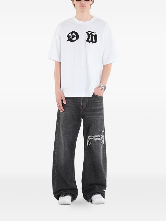 26SS 오프화이트 반팔 티셔츠 OMAA120Z26JER00110 1000 WHITE - OFF WHITE