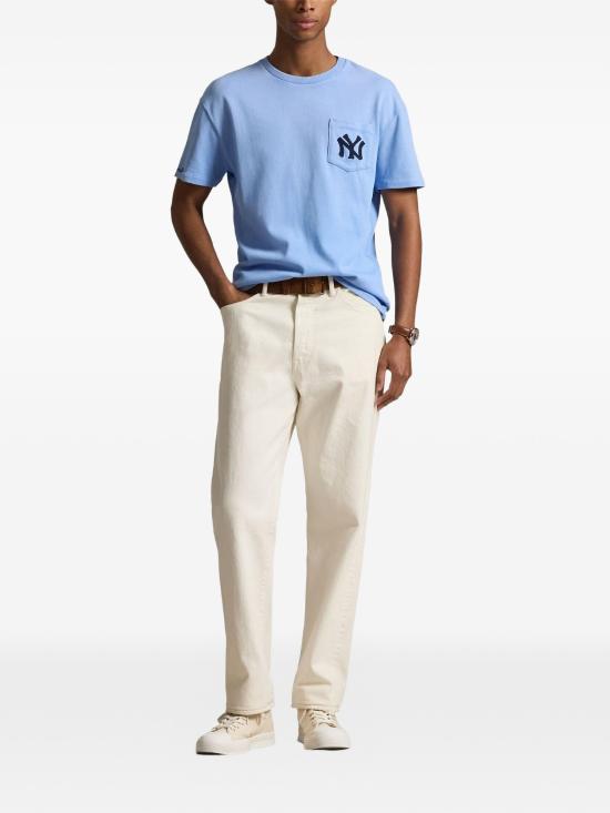 26SS 폴로 랄프로렌 반팔 티셔츠 710B14475001 BLUELAGOON - POLO RALPH LAUREN
