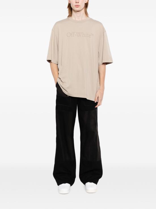 26SS 오프화이트 반팔 티셔츠 OMAA120S26JER00H 2050 STONE - OFF WHITE