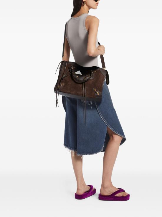 26SS 발렌시아가 토트백 8657602ACJ5 2356 MOKA - BALENCIAGA