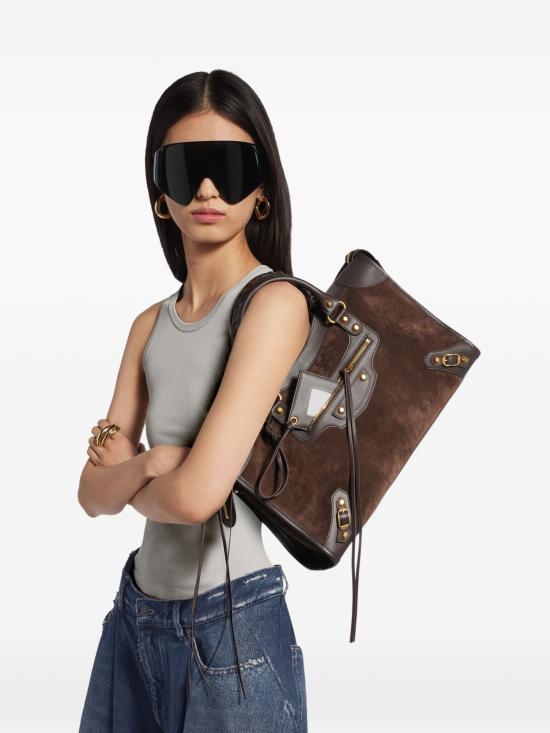 26SS 발렌시아가 토트백 8657602ACJ5 2356 MOKA - BALENCIAGA