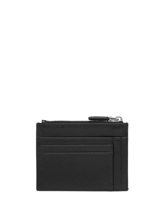 26FW 프라다 사피아노 레더 지퍼 카드 홀더 사피아노 레더 지퍼 카드 홀더 2MC067QHH F0002 NERO - PRADA