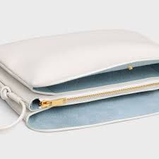 26FW 셀린느 트리오 플랩백 스무스 램스킨 10P862O86 01RC RICE - CELINE