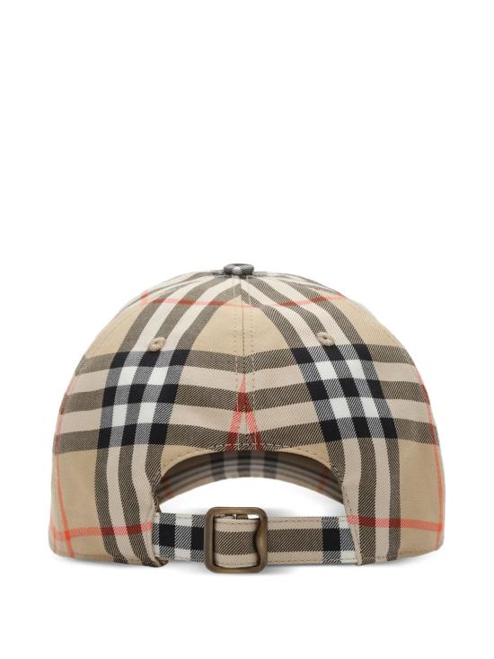 26FW 버버리 체크 베이스볼 캡 8128347173811 B9368 SANDIPCHCK - BURBERRY