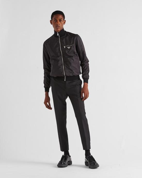 26FW 프라다 리버시블 울 나일론 자켓 UMC0961UPF F0002 NERO - PRADA