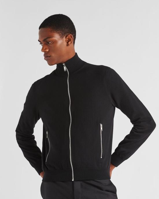 26FW 프라다 리버시블 울 나일론 자켓 UMC0961UPF F0002 NERO - PRADA