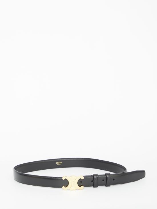 26FW 셀린느 트리옹프 버클 미디움 벨트 45AK93A01 38NO BLACK