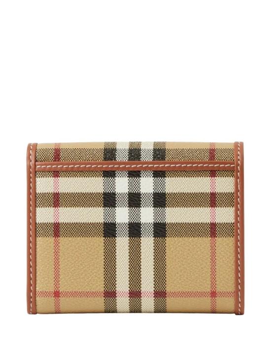 26FW 버버리 스몰 체크 폴딩 지갑 8109800154367 A9534 BRIARBROWN - BURBERRY