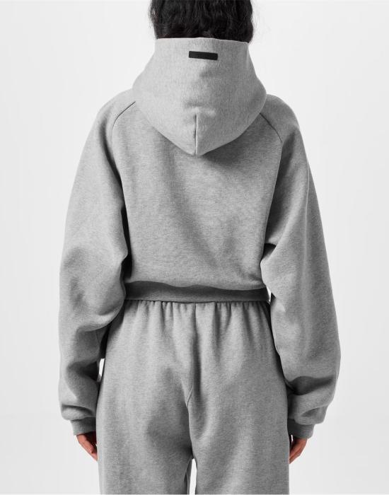 25FW 피어오브갓 후드 티셔츠 192BT247351FW GREY - FEAR OF GOD