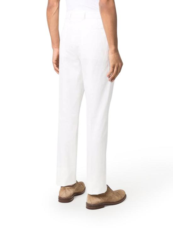 26FW 브루넬로 쿠치넬리 스트레이트 팬츠 M252DE1450C2200 White - BRUNELLO CUCINELLI