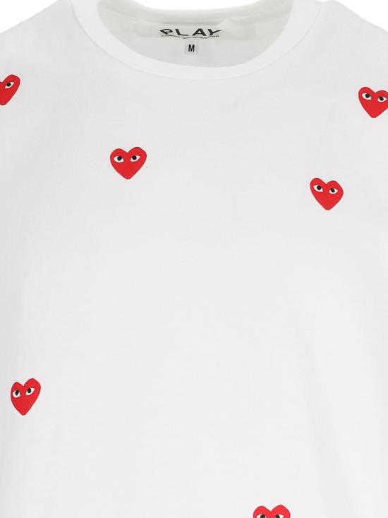 25FW 꼼데가르송 반팔 티셔츠 AXT3380513 White - COMME DES GARCONS