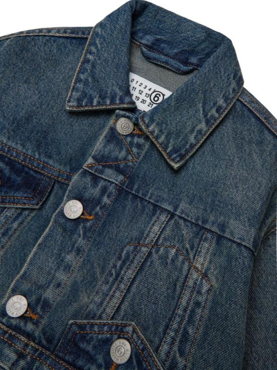 26FW [키즈] MM6 메종마르지엘라 패딩 M61033MM08D M601 Blu - MM6 MAISON MARGIELA