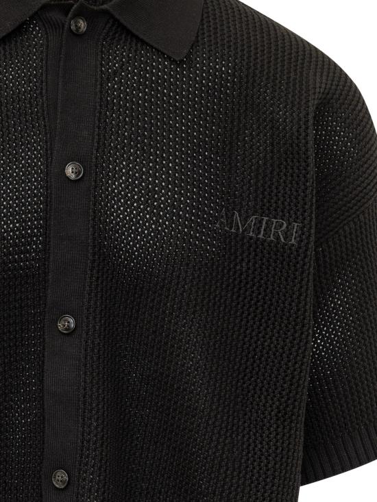 26FW 아미리 반팔 셔츠 AM5KN003 0002 BLACK - AMIRI