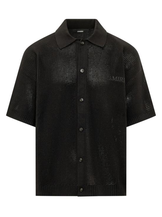26FW 아미리 반팔 셔츠 AM5KN003 0002 BLACK