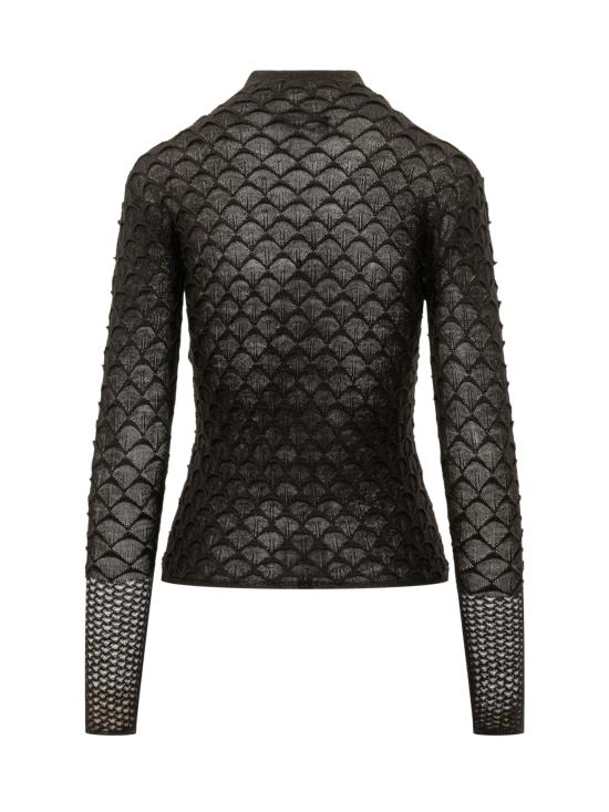 26FW 랑방 스웨터 RWPO0005K123A26 10 BLACK - LANVIN