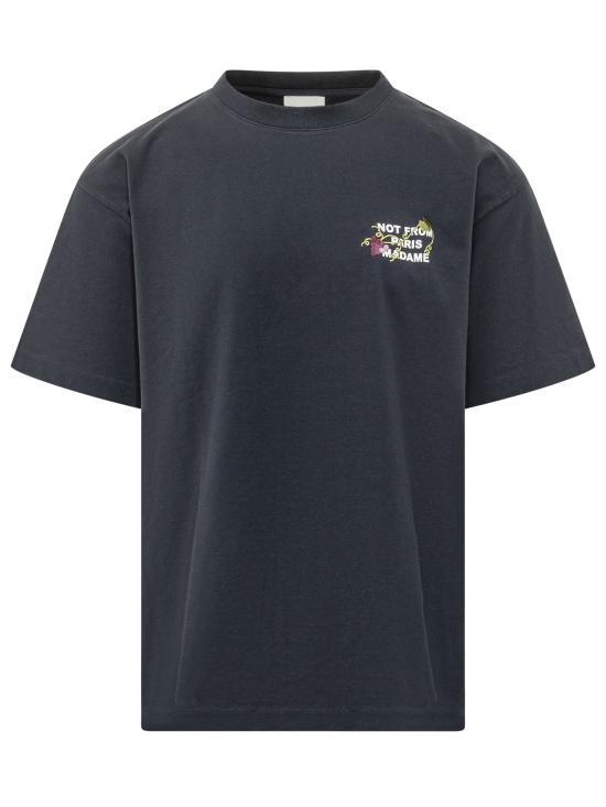 26FW 드롤드무슈 반팔 티셔츠 LTS327CO248 NY NAVY