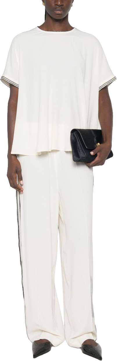 26FW 파비아나 필리피 반팔 티셔츠 TPD216F729M3570145 WHITE - FABIANA FILIPPI