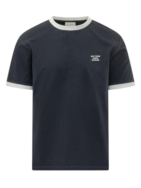 26FW 드롤드무슈 반팔 티셔츠 PERMTS339CO311 NY NAVY