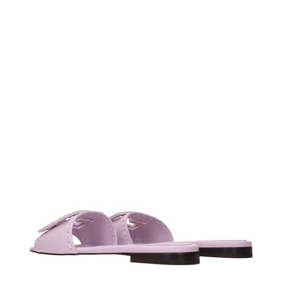 26SS 펜디 바게트 시에나 레더 슬라이드 8R8136AQY2F0U6M - FENDI