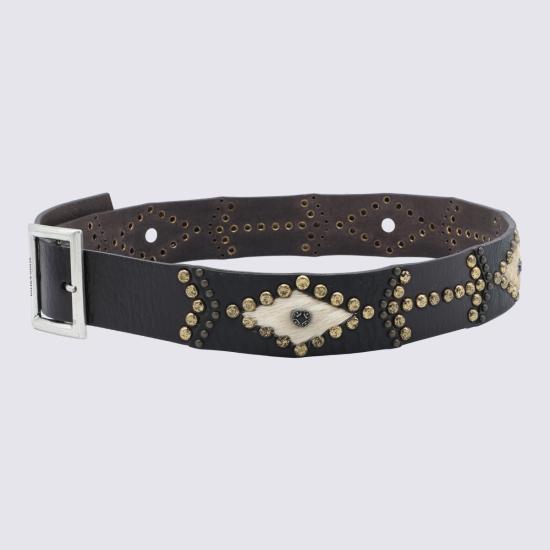 26FW 골든구스 벨트 GWA00845 A00090083398 MAHOGANY MILK - GOLDEN GOOSE