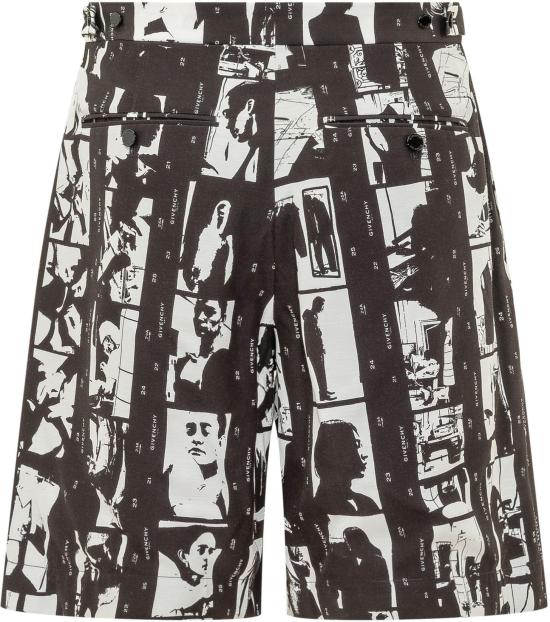 26FW 지방시 숏팬츠 BM51QG1YME004 BLACK - GIVENCHY