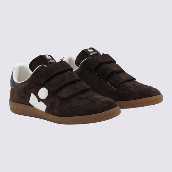 26FW 이자벨마랑 스니커즈 25PBK0013FA C1E09SCLMW CHOCOLATE MILKY WHITE - ISABEL MARANT