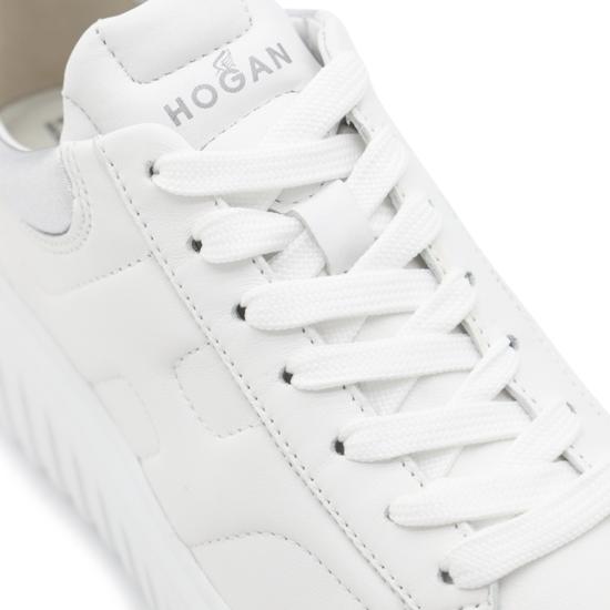 26FW 호간 H-스트라이프 스니커즈 HXW6450FC60 KU00351 BIANCO ARGENTO - HOGAN