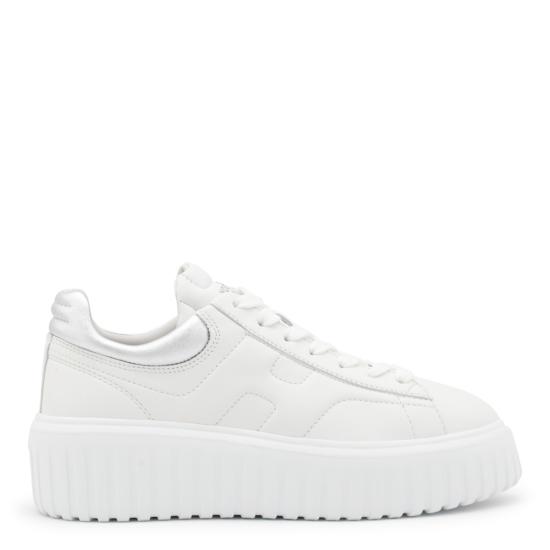 26FW 호간 H-스트라이프 스니커즈 HXW6450FC60 KU00351 BIANCO ARGENTO