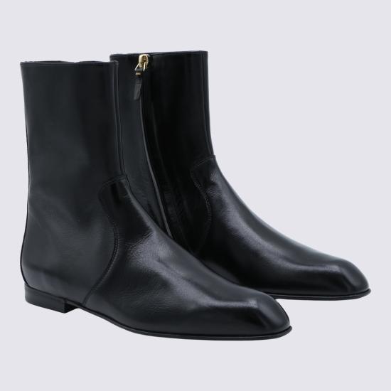 26FW 케이트 콜트 앵클 부츠 F1106943 200 BLACK - KHAITE