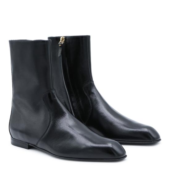 26FW 케이트 콜트 앵클 부츠 F1106943 200 BLACK - KHAITE