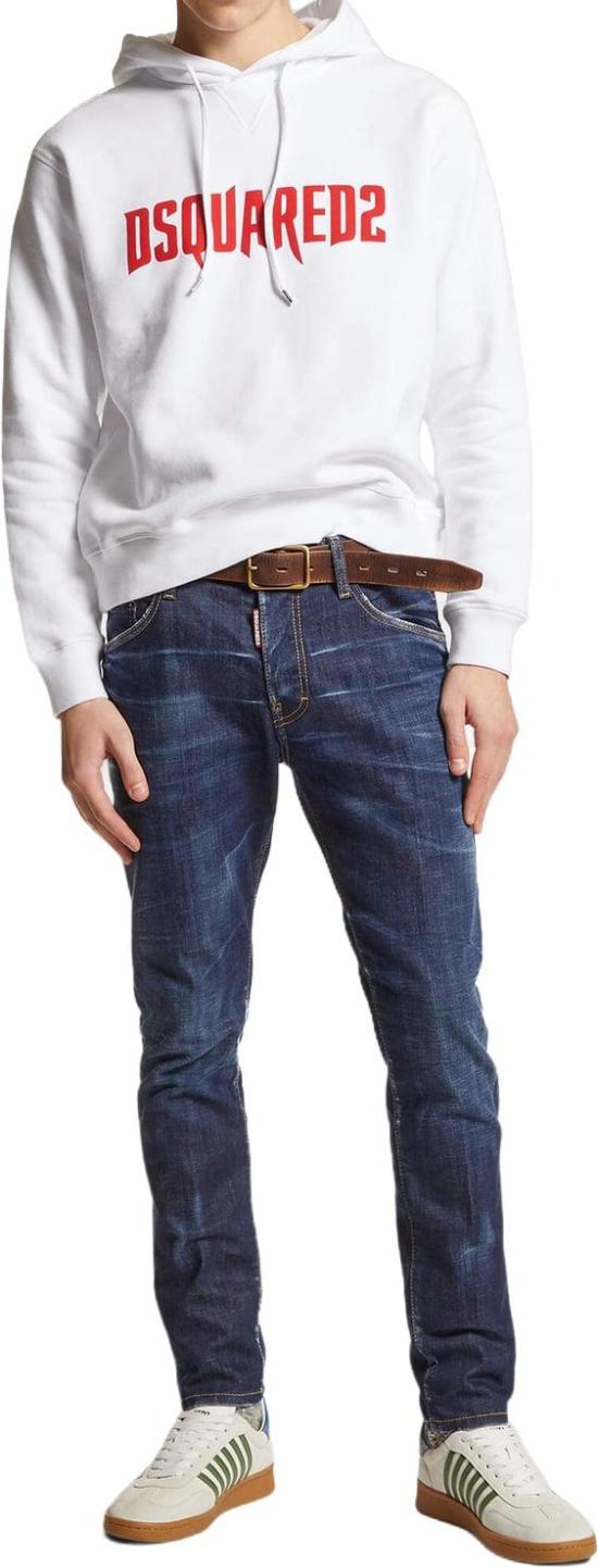 26FW 디스퀘어드2 데님 팬츠 DSQUARED2S74LB1927S30872470SKATERJEANSSKINNYJEANSDARKBLUE NAVY - DSQUARED2