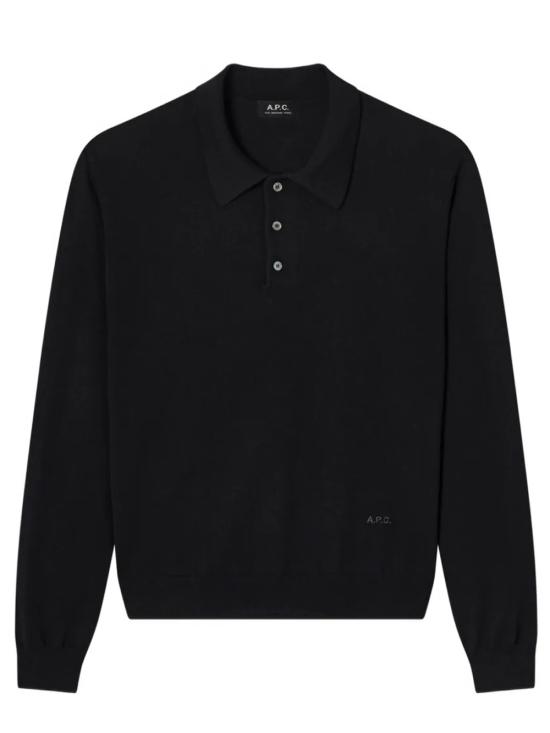 26FW 아페쎄 폴로 티셔츠 WVAWM H23482 LZZ Noir