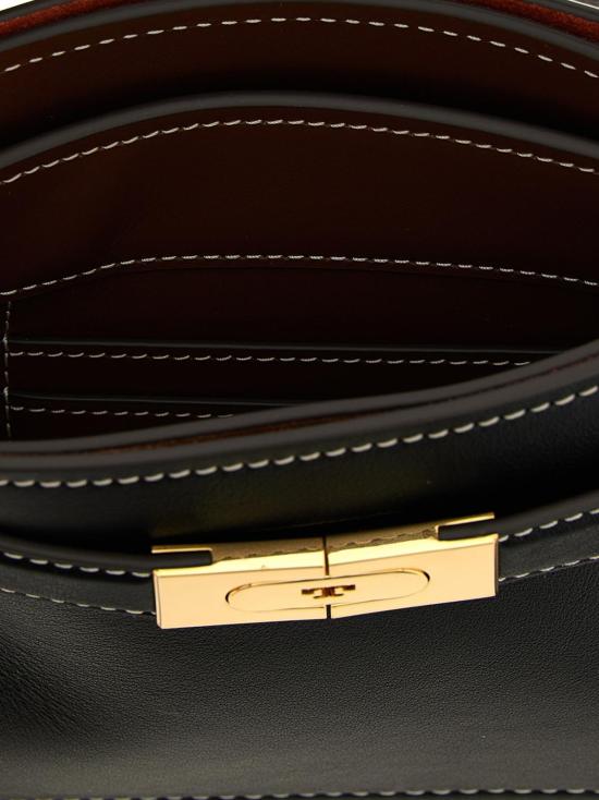  토리버치 토트백 쁘띠 리 라지윌 핸드백 블랙 - TORY BURCH