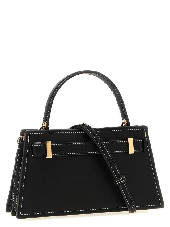  토리버치 토트백 쁘띠 리 라지윌 핸드백 블랙 - TORY BURCH