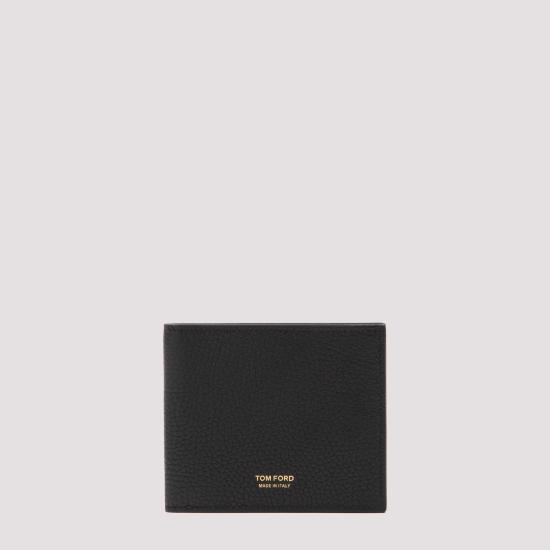 26FW 톰포드 그레인 레더 클래식 반지갑 Y0228 LCL158G NAA BLACK