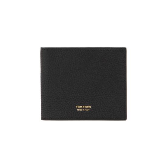 26FW 톰포드 그레인 레더 클래식 반지갑 Y0228 LCL158G NAA BLACK - TOMFORD