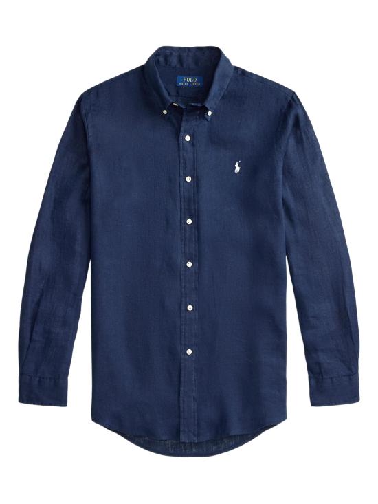 26SS 폴로 랄프로렌 셔츠 710966294 504 NEWPORT NAVY W WHITE PP