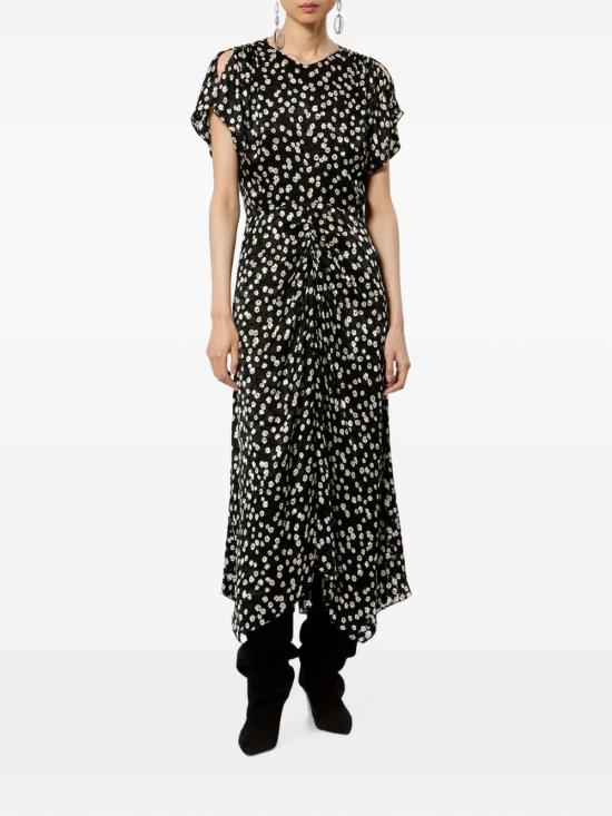 26FW 이자벨마랑 롱 원피스 RO1180FAD3J14I BKEC BLACK ECRU - ISABEL MARANT