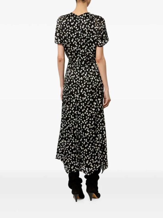 26FW 이자벨마랑 롱 원피스 RO1180FAD3J14I BKEC BLACK ECRU - ISABEL MARANT