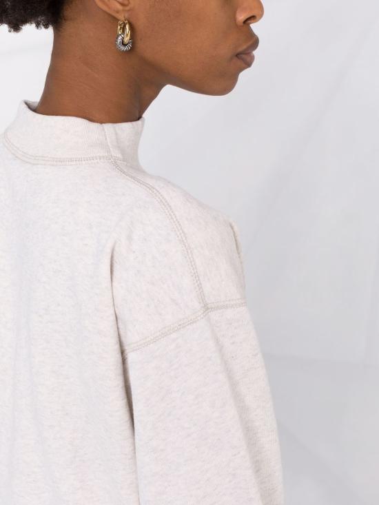 26FW 이자벨마랑에뚜왈 모비 로고 스웨트셔츠 SW0003FAA1M07E 23EC ECRU - ISABEL MARANT ETOILE