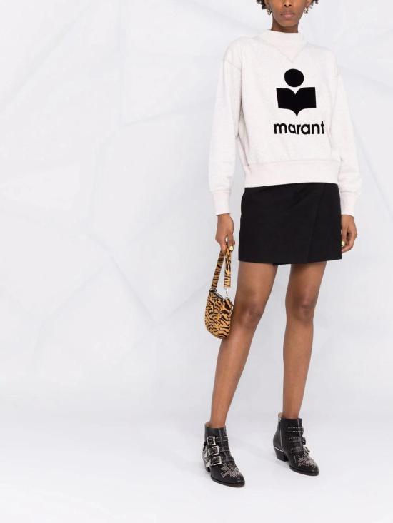 26FW 이자벨마랑에뚜왈 모비 로고 스웨트셔츠 SW0003FAA1M07E 23EC ECRU - ISABEL MARANT ETOILE