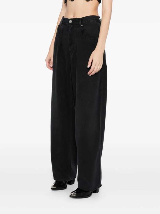 26FW 이자벨마랑 로다이나 가먼트 다이드 데님 진 PA0554FAB1H07I 02FK FADED BLACK - ISABEL MARANT